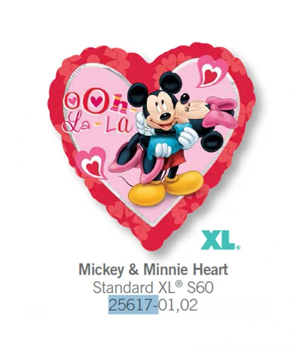 CF108 心型米奇米妮鋁膜氣球 Mickey Minnie Heart Balloon