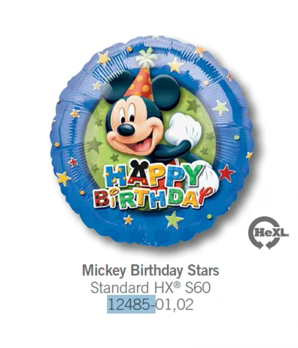 CF110 生日米奇鋁膜氣球 Mickey Birthday Stars Balloon