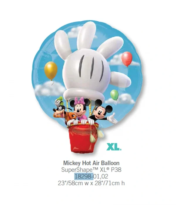 CF506 米奇熱氣球鋁膜氣球 Mickey Hot Air Balloon Balloon