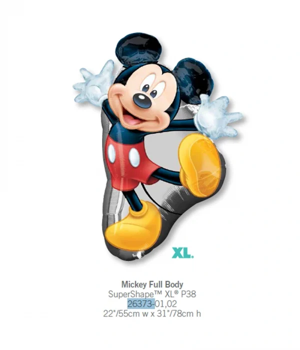 CF507 全身米奇鋁膜氣球 Mickey Full Body Balloon