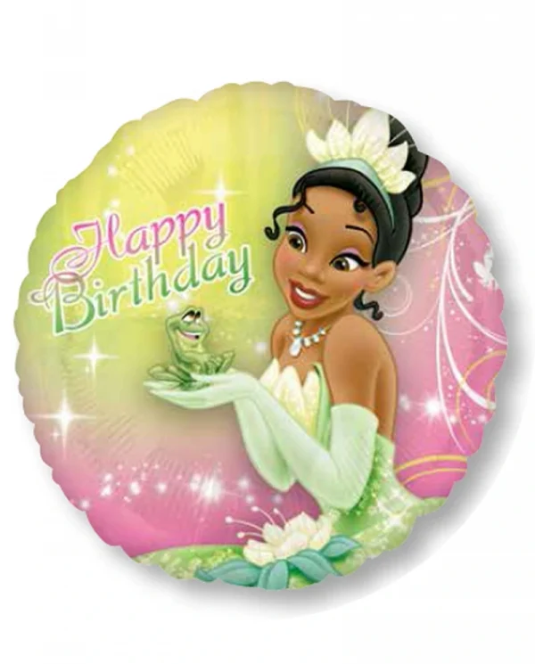 CK114 生日青蛙公主鋁膜氣球 Tiana Birthday Balloon