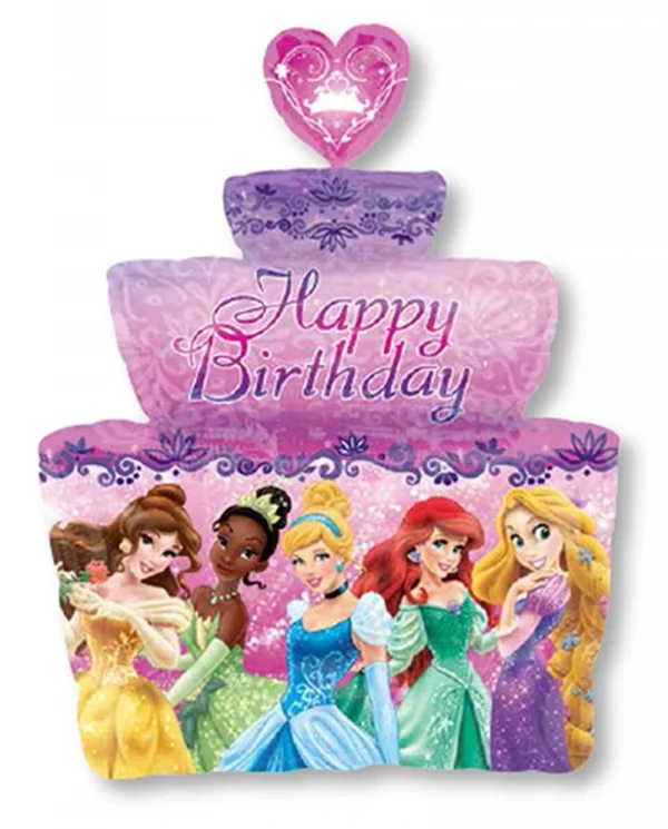 CK503 公主蛋糕鋁膜氣球 Princess Birthday Cake Balloon