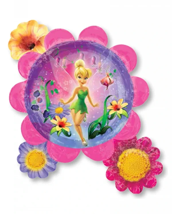 CK505 花形奇妙仙子鋁膜氣球 Tinker Bell Flower Cluster Balloon