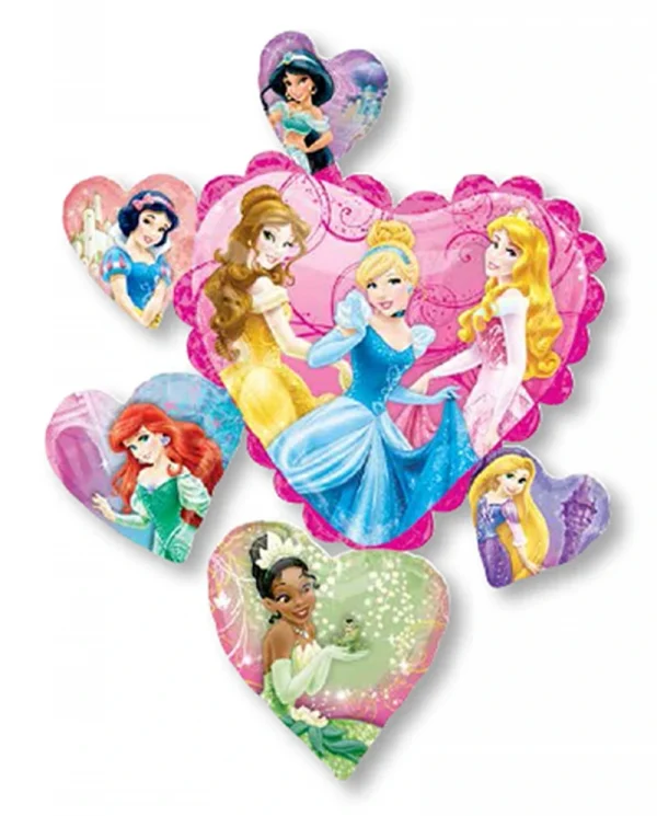 CK507 心心公主鋁膜氣球 Princesses Hearts Balloon