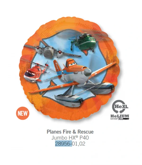 CL502 德仔團隊鋁膜氣球 Planes Fire Rescue Balloon