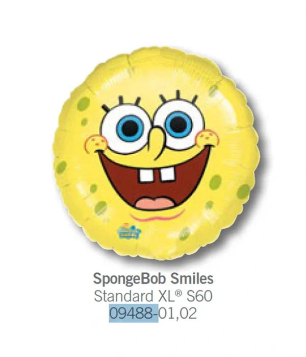CM102 海綿寶寶頭鋁膜氣球 SpoongeBob Smiles Balloon