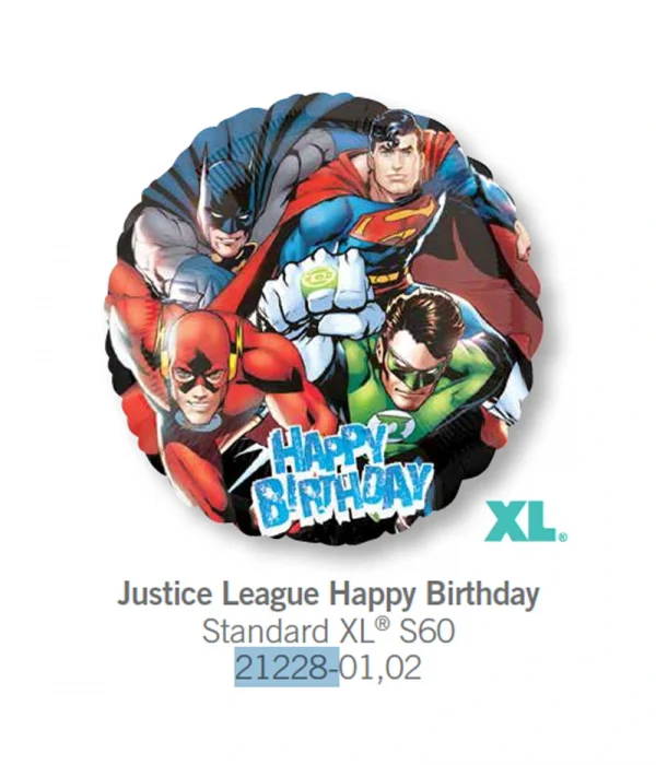 CP103 正義聯盟鋁膜氣球 Justice League Happy Birthday Balloon