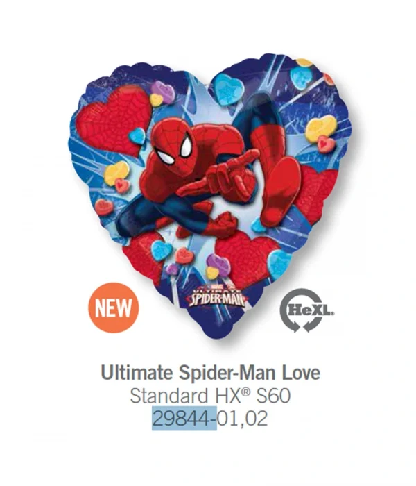 CP106 心型蜘蛛俠鋁膜氣球 Ultimate Spider man Love Balloon