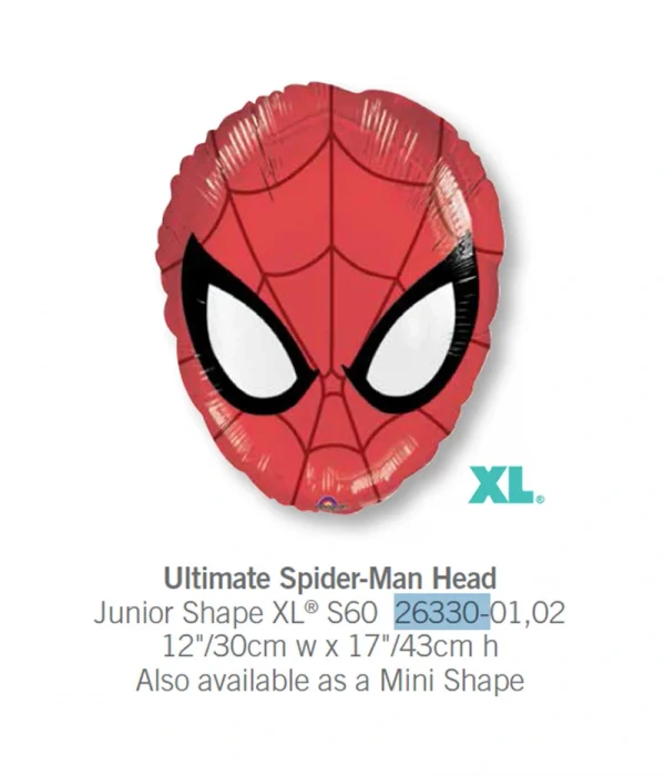 CP107 蜘蛛俠頭鋁膜氣球 Ultimate Spider man Head Balloon