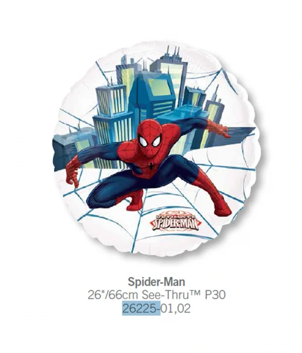 CP501 透明蜘蛛俠鋁膜氣球 Spider man Balloon