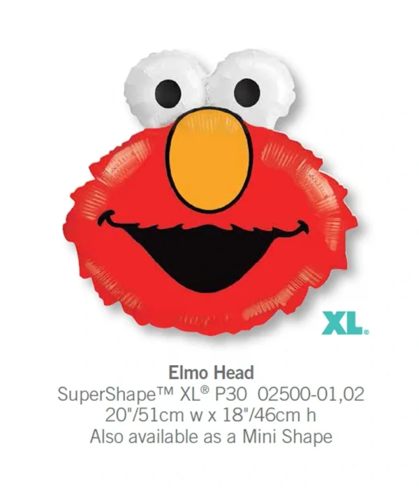 CR501 大型艾蒙頭鋁膜氣球 Elmo Head Balloon