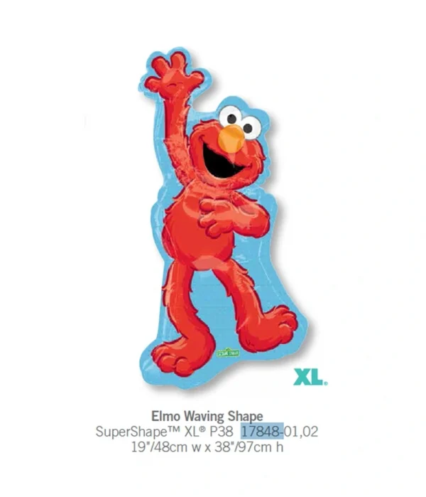 CR504 揮手艾蒙鋁膜氣球 Elmo Waving Shape Balloon