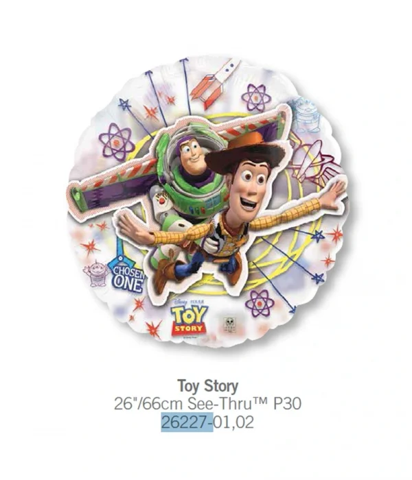 CS501 透明滑翔巴斯鋁膜氣球 Toy Story Balloon