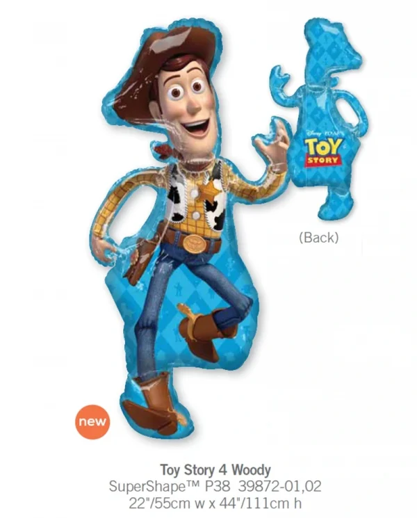 CS504 大胡迪鋁膜氣球 Toy Story 4 Woody Balloon
