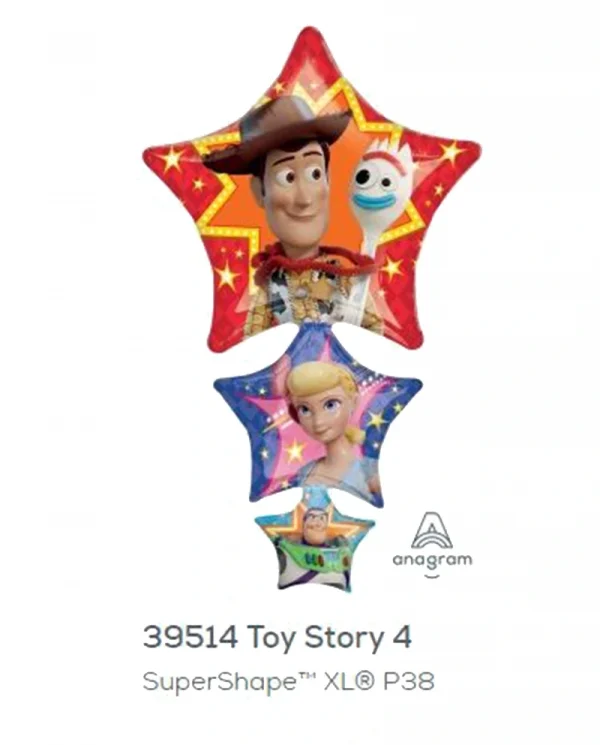 CS505 反斗奇兵4角色鋁膜氣球 Toy Story 4 Family Balloon