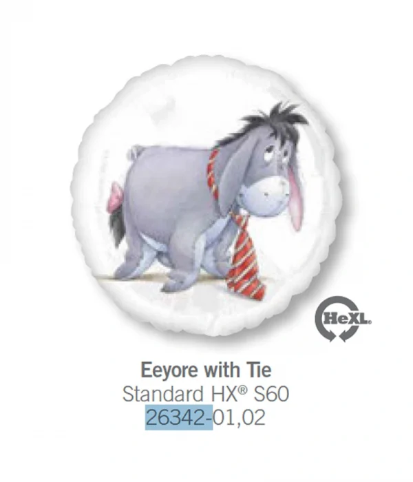 CU106 依唷鋁膜氣球 Eeyore With Tie Balloon