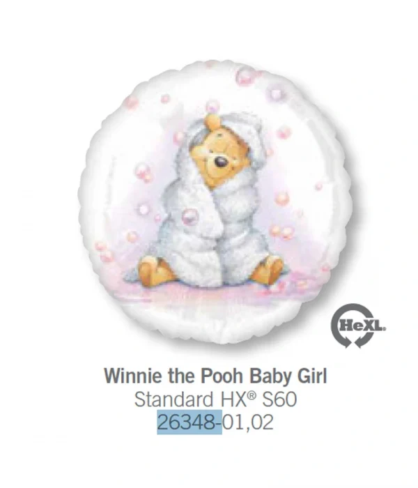 CU118 維尼女孩鋁膜氣球 Winnie the Pooh Baby Girl Balloon