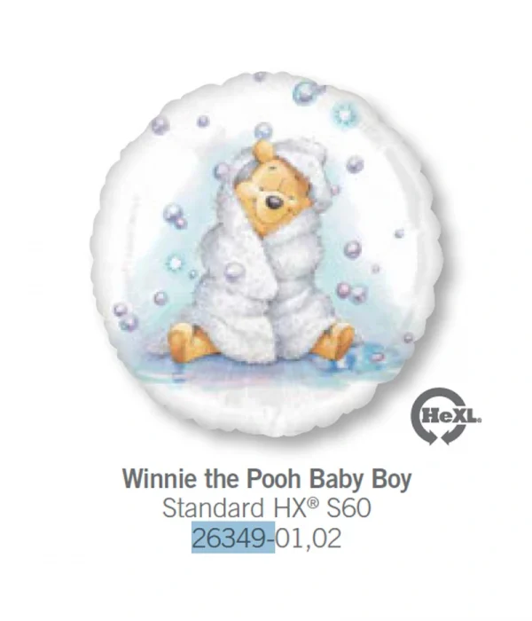 CU119 維尼男孩鋁膜氣球 Winnie the Pooh Baby Boy Balloon