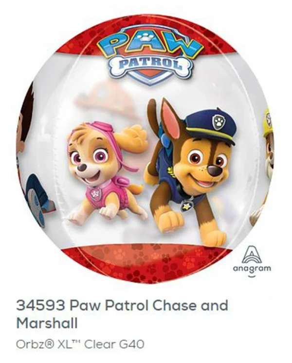 CY503 Paw Patrol 鋁膜氣球 CY503 Paw Patrol ORBZ Balloon