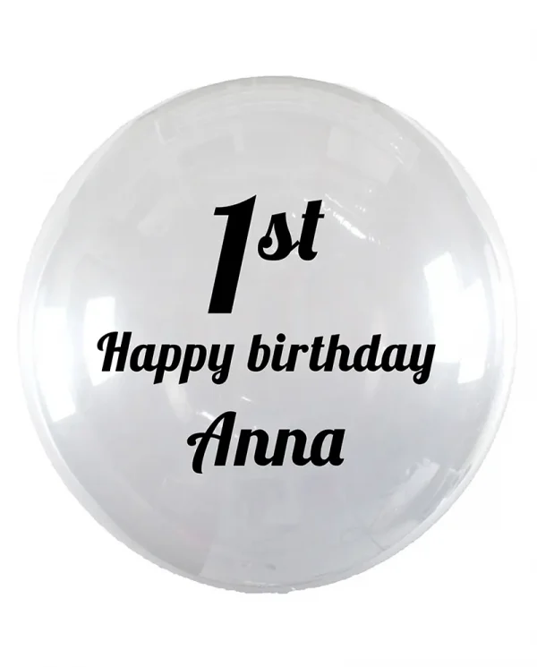 MC01 生日水晶印字氣球 Birthday Crystal Message Balloon