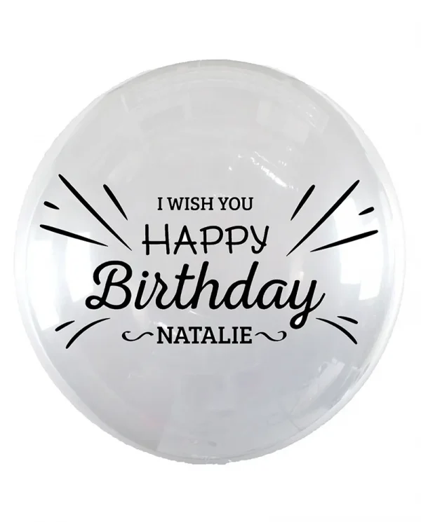 MC06 生日水晶印字氣球 Birthday Crystal Message Balloon