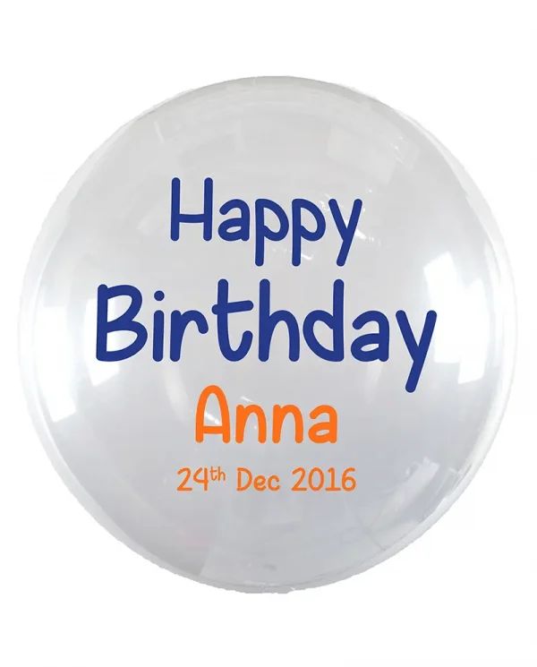 MC08 生日水晶印字氣球 Birthday Crystal Message Balloon