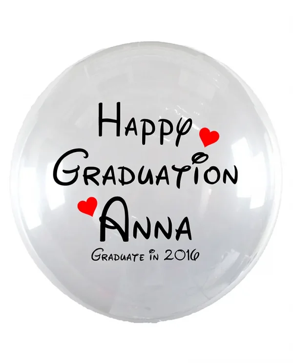 ME02 畢業水晶印字氣球 Graduation Crystal Message Balloon