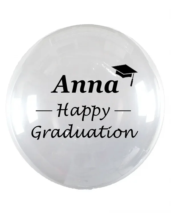 ME04 畢業水晶印字氣球 Graduation Crystal Message Balloon