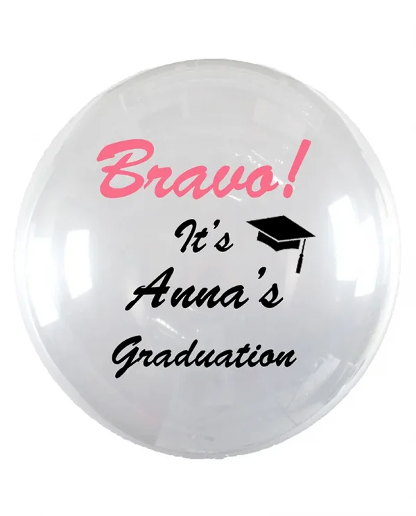 ME05 畢業水晶印字氣球 Graduation Crystal Message Balloon