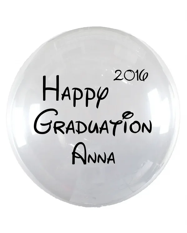 ME08 畢業水晶印字氣球 Graduation Crystal Message Balloon