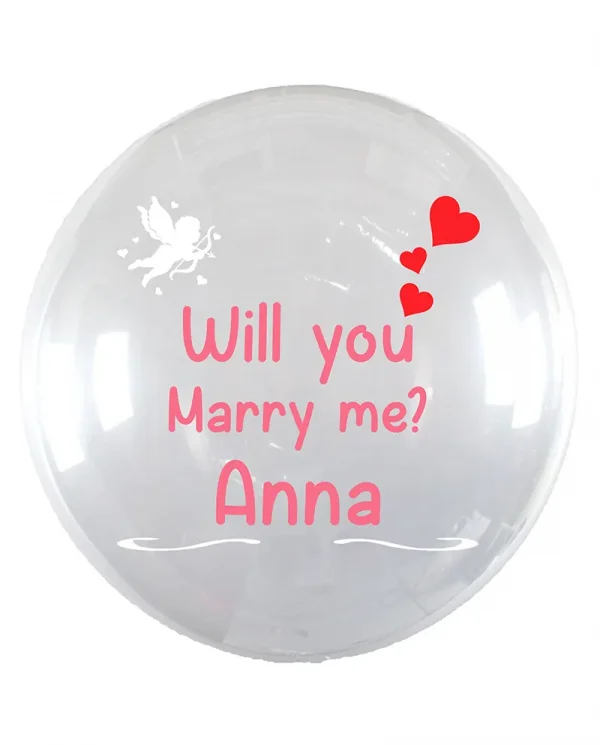 MF05 求婚水晶印字氣球 Propose Crystal Message Balloon