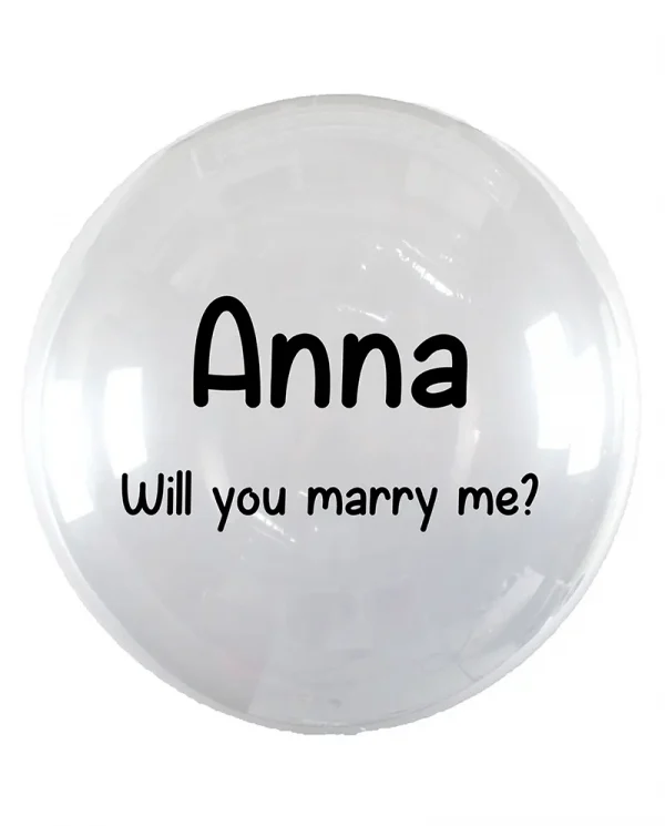 MF06 求婚水晶印字氣球 Propose Crystal Message Balloon