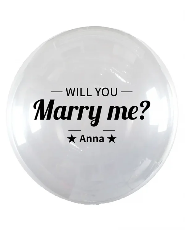 MF08 求婚水晶印字氣球 Propose Crystal Message Balloon