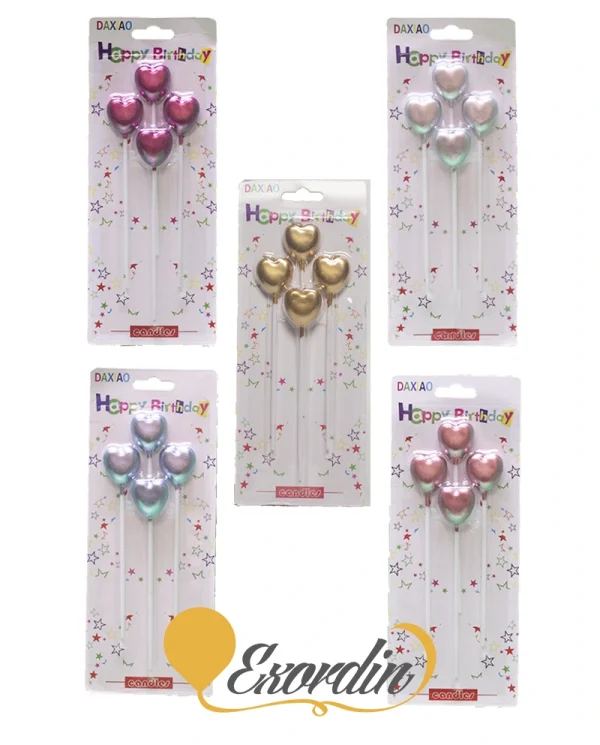 PC011 心心蠟燭 Heart Candles