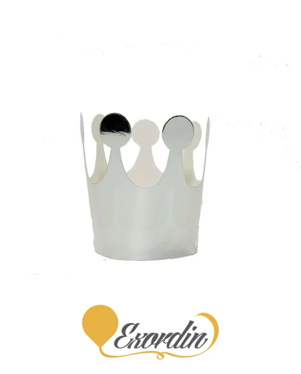 PH001 派對生日迷你皇冠帽 銀 Party Birthday Crown Pattern Hat or Cap Silver