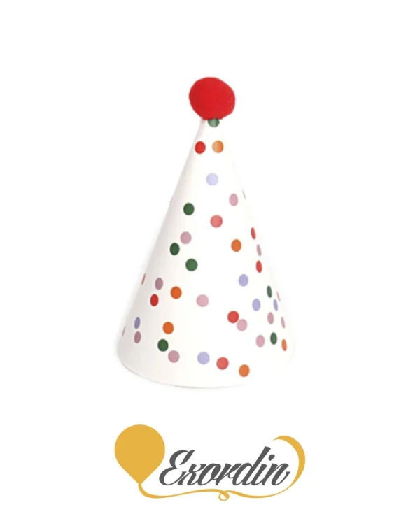 PH010 派對生日帽 彩色波點 Party Birthday Hat or Cap Color Dot