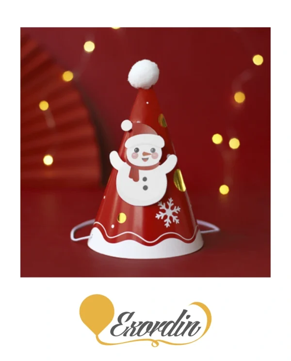 PH033 聖誕派對帽 聖誕老人紅色 Party Birthday Hat or Cap Santa Red