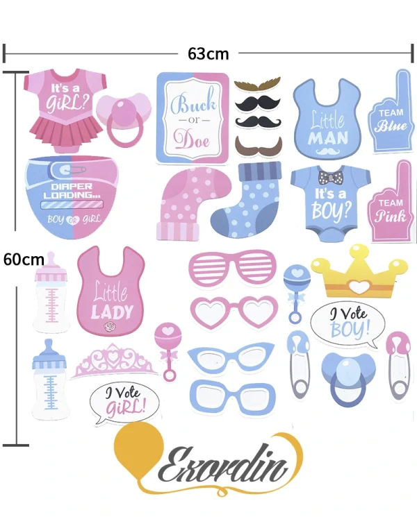PP007 男女孩自拍道具 Boy or Girl Props