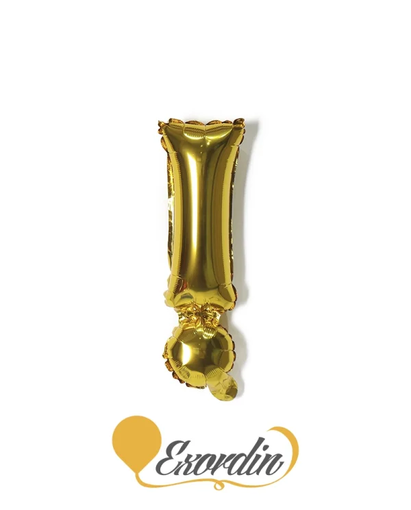 BB022 14吋亮金色符號感嘆號 14 inch Bright Gold symbol exclamation mark