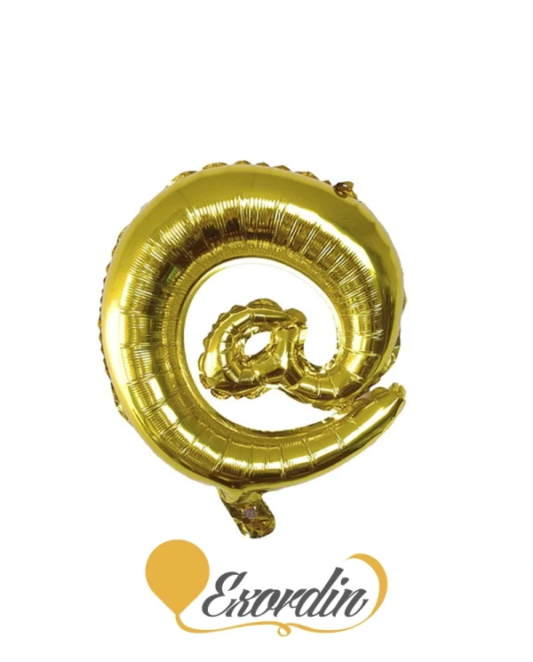 BB025 14吋亮金色@符號 14 inch Bright Gold @ symbol