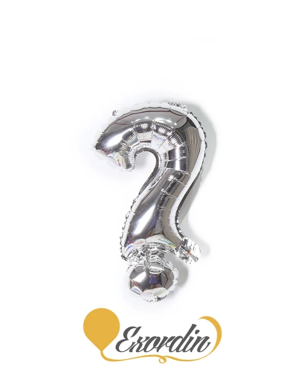 BB031 14吋銀色符號問號 14 inch Silver symbol question mark