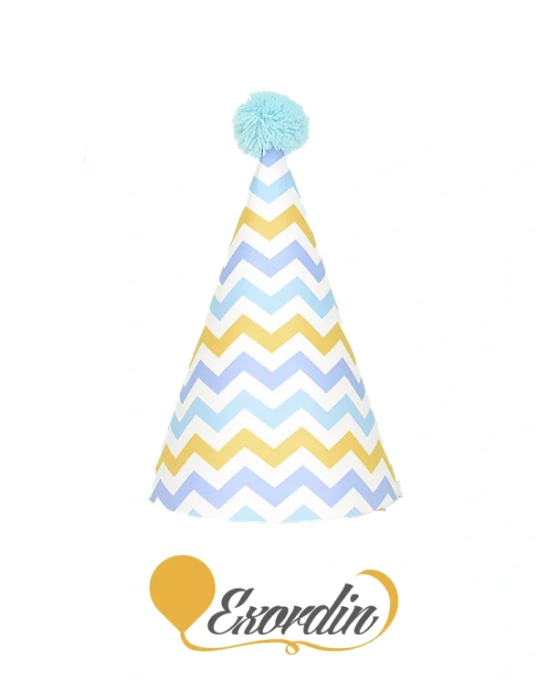 PH029 派對帽 粉藍色 Party Hat or Cap Blue Style