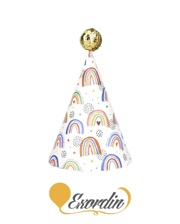 PH040 派對帽 彩虹 Party Hat or Cap Rainbow