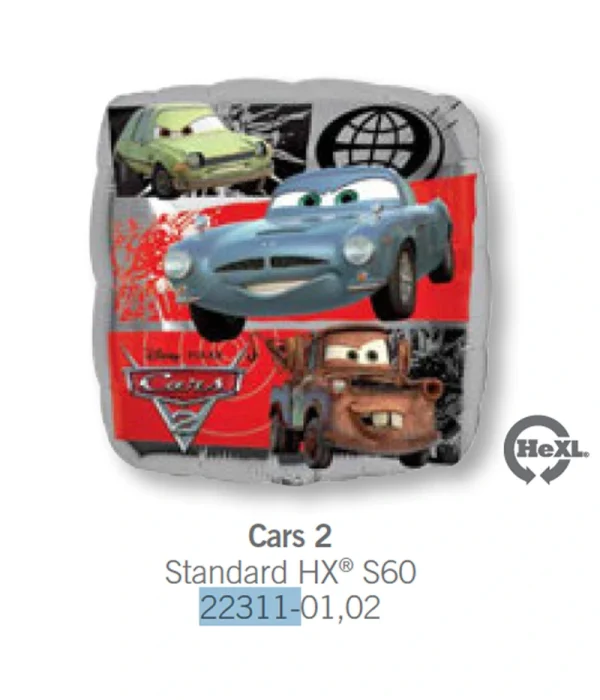 CB103 拖線團隊鋁膜氣球 Cars 2 Balloon